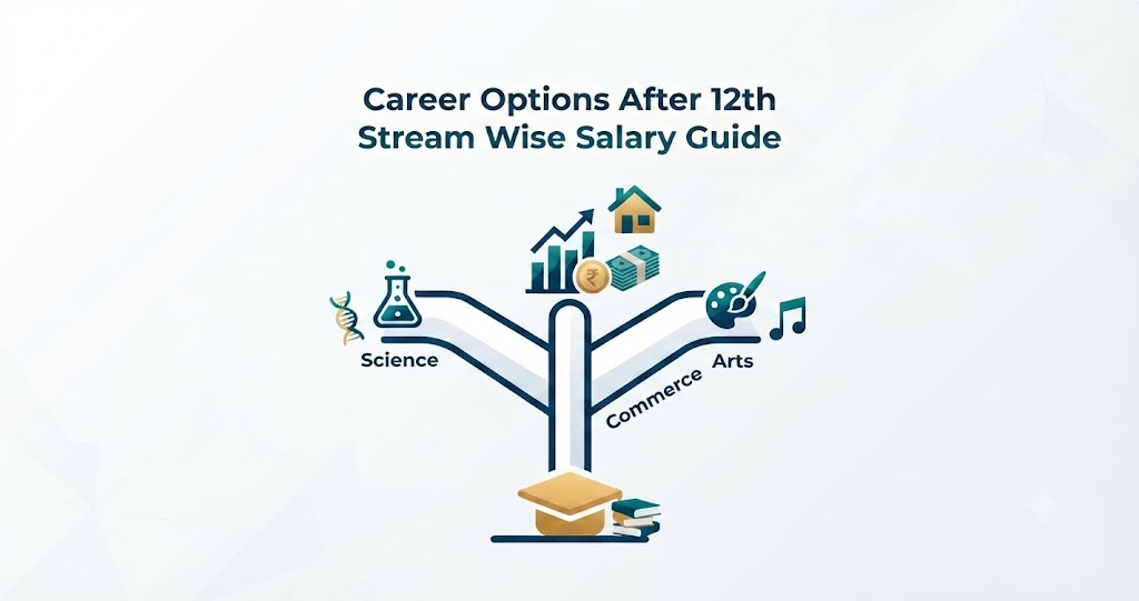career options after 12th stream wise salary guide illustration