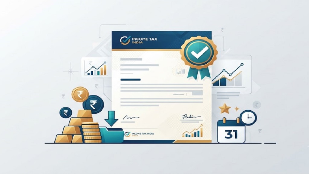 what is form 16 download and use for ITR filing 2026 illustration