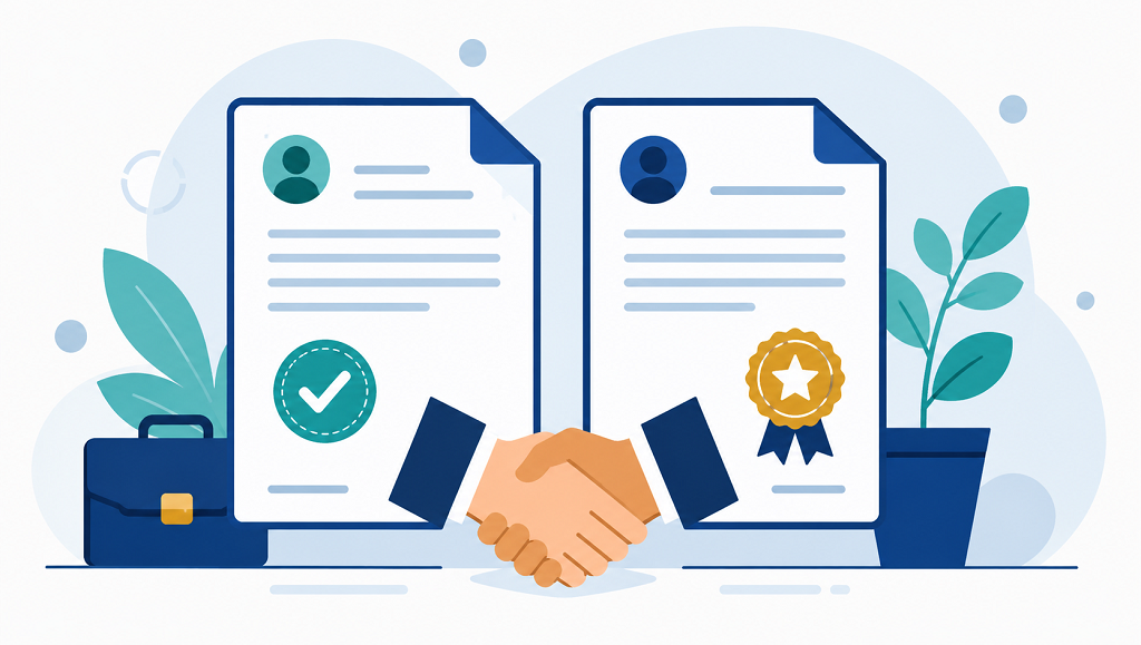 relieving letter experience letter key differences illustration